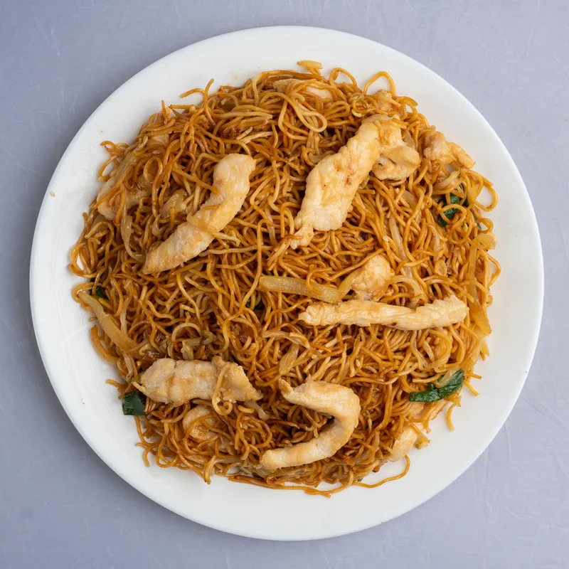 Crab Meat E-Fu Noodles