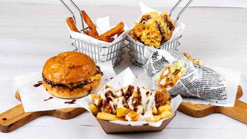Badass Burgers, Fish and Chips cover