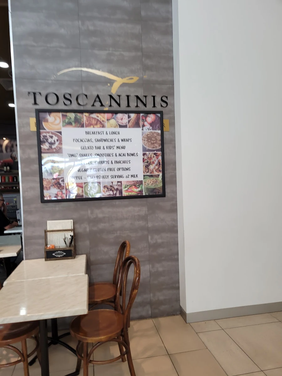 Menu, Toscanini's
