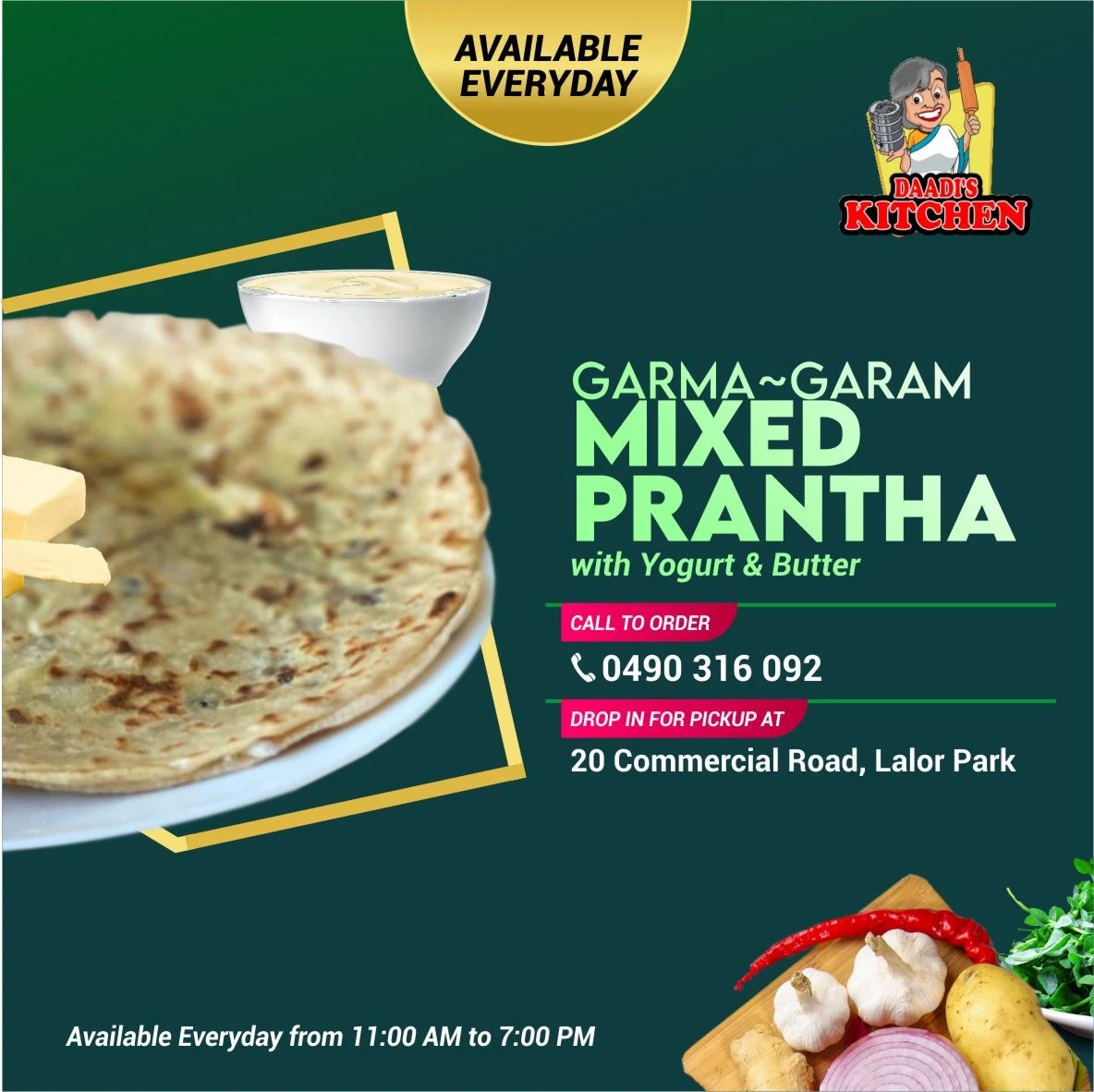 Menu, Daadi's Kitchen | Indian Tiffin Service | Indian Sweet Shop BEST Pure Vegetarian Foods/Catering