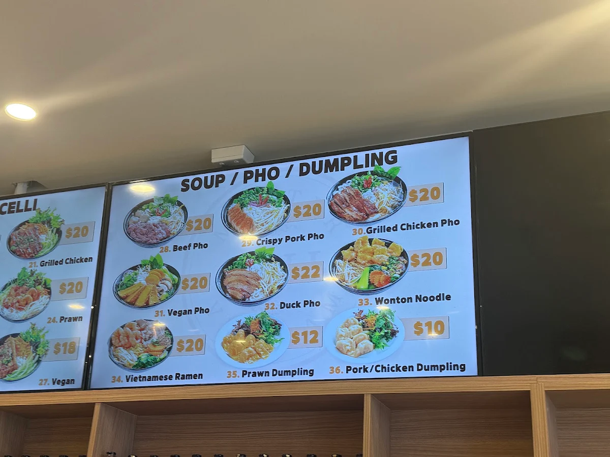 Menu, Master Roll Vietnam