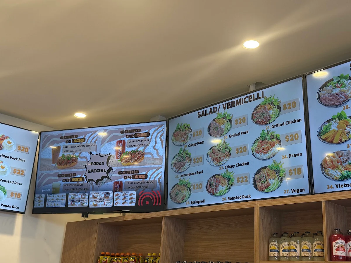 Menu, Master Roll Vietnam