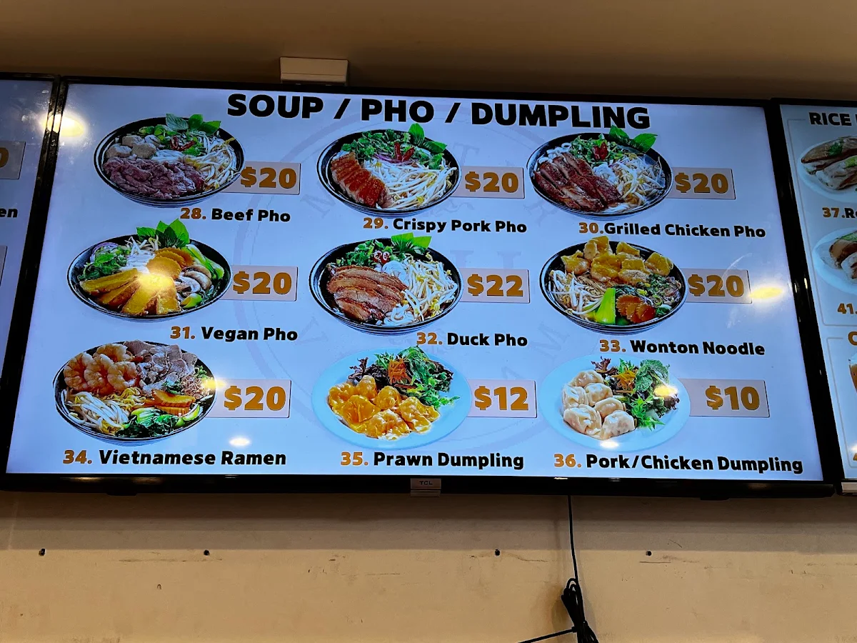 Menu, Master Roll Vietnam
