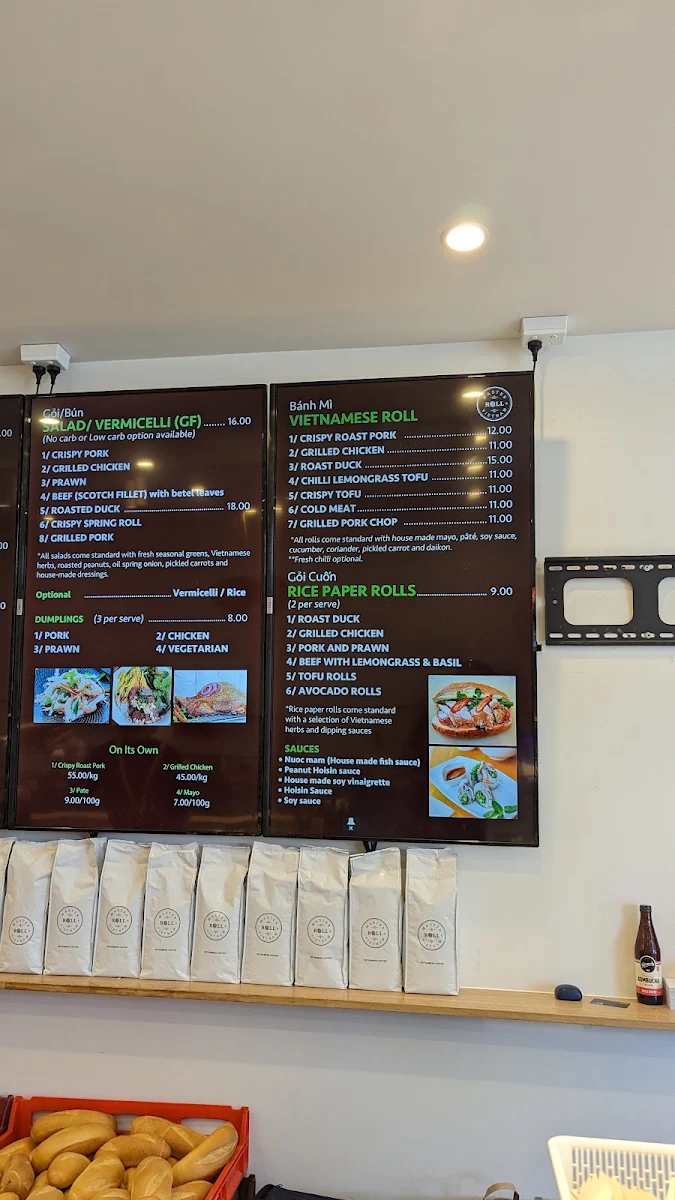 Menu, Master Roll Vietnam