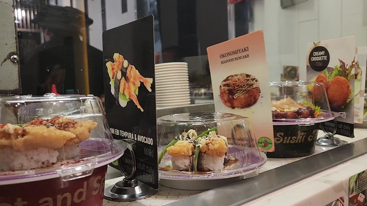 Menu, Sushi Train Randwick