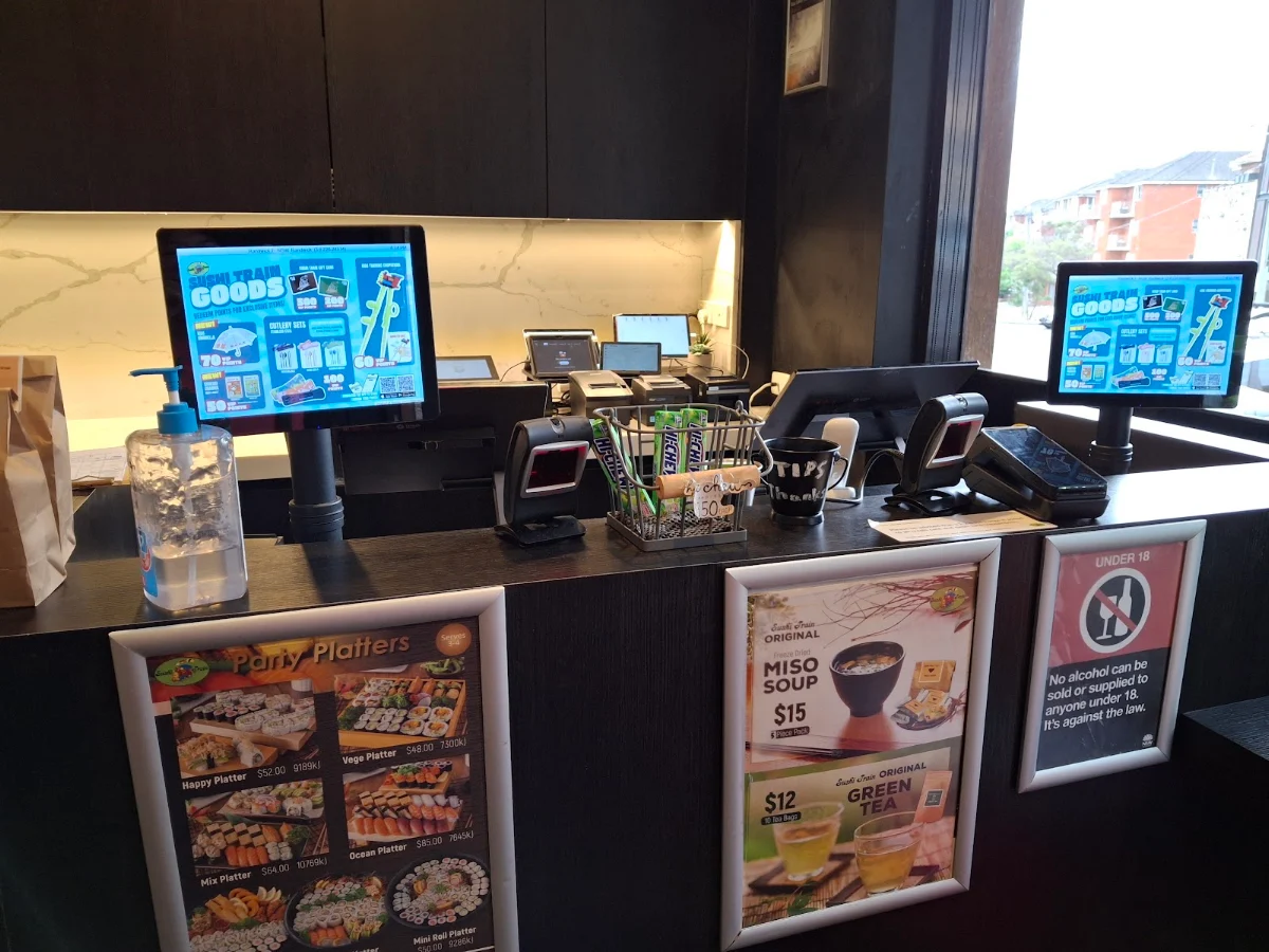 Menu, Sushi Train Randwick