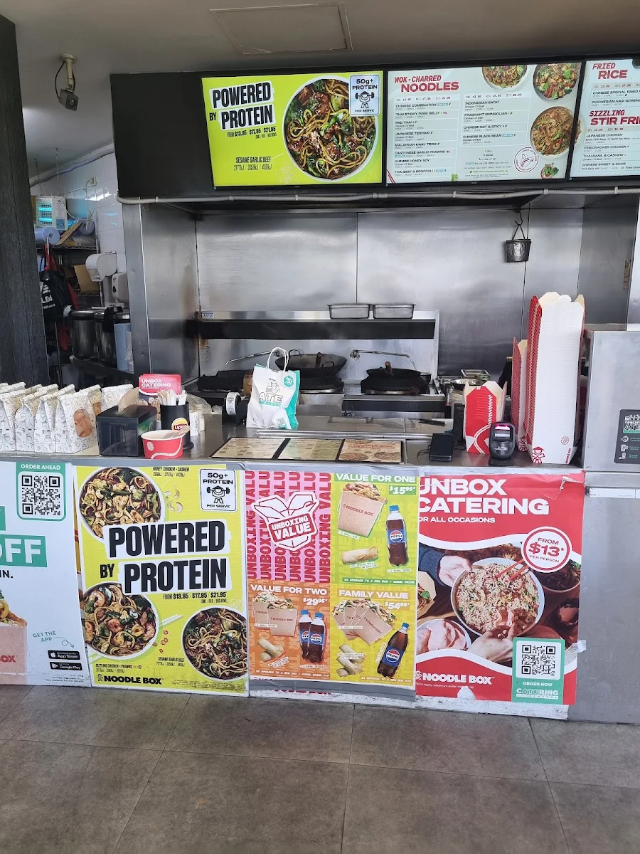 Menu, Noodle Box Woodcroft