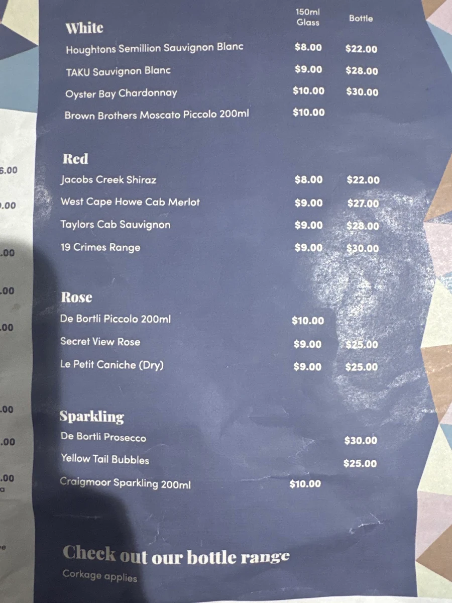 Menu, MEDINA TAVERN Sports Bar & Grill