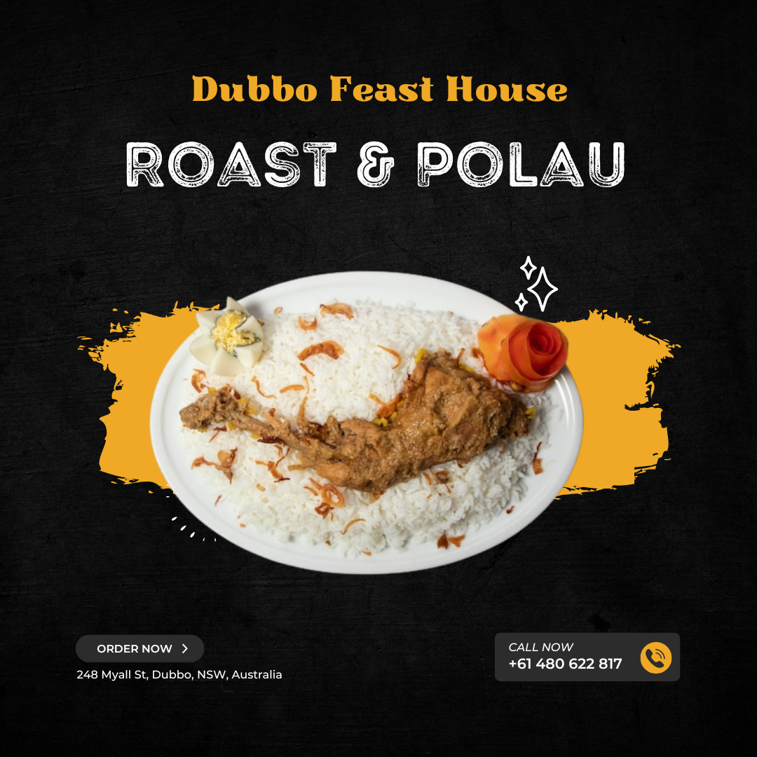Menu, Dubbo Feast House