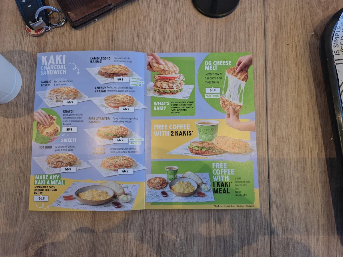 Menu, El Jannah Chicken Ballarat