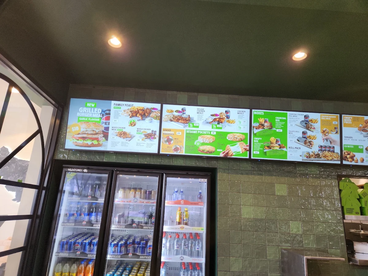 Menu, El Jannah Chicken Ballarat
