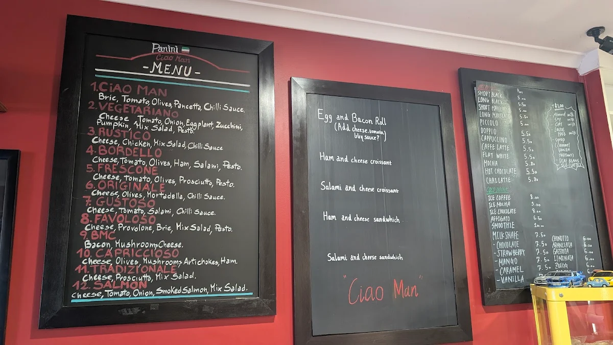 Menu, Ciao Man
