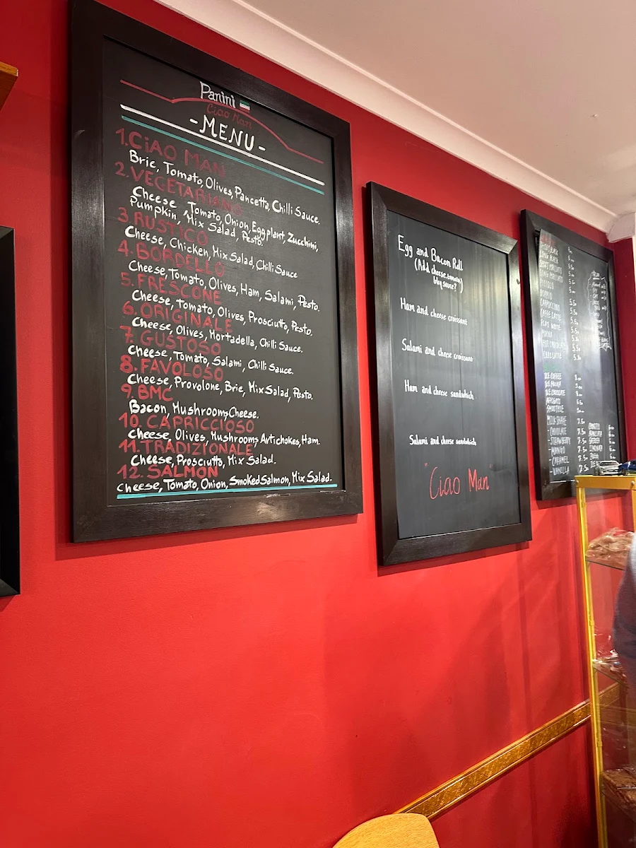 Menu, Ciao Man
