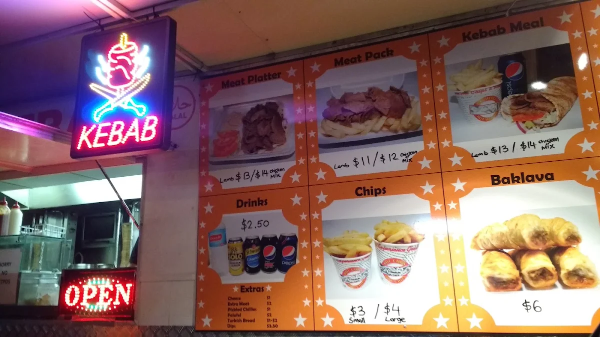 Menu, Wrap it Up Kebab Clayton