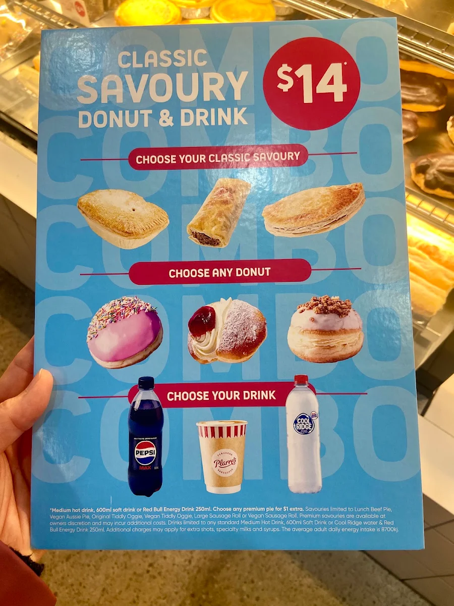 Menu, Ferguson Plarre's Bakehouse - Westfield Doncaster