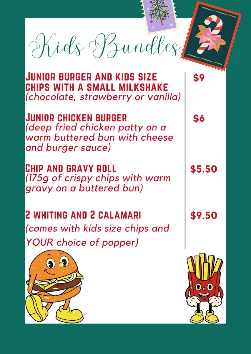 Menu, Beach N Brew