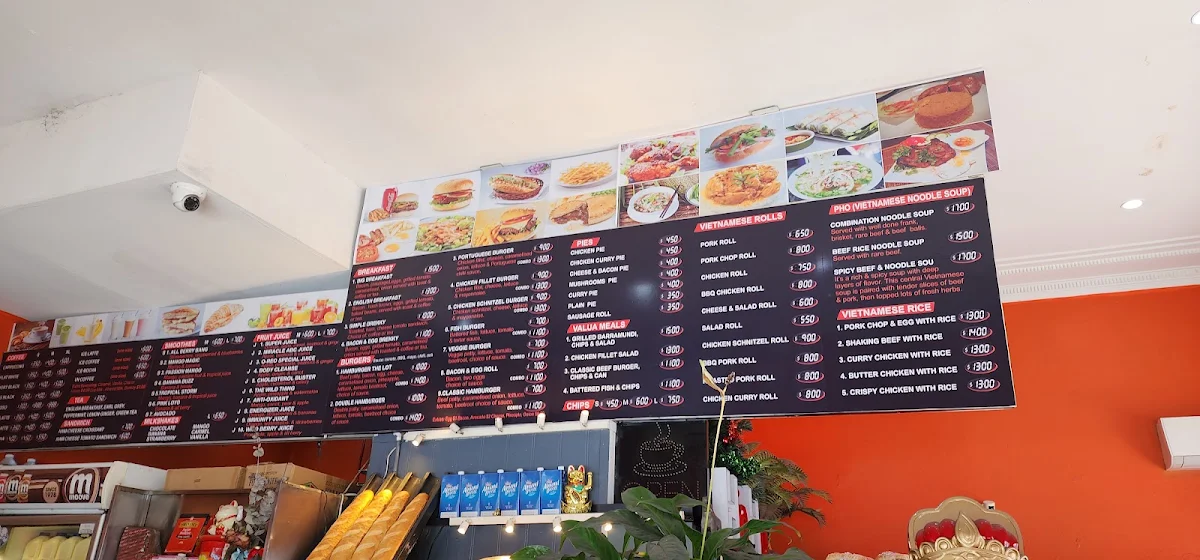 Menu, Ho's Bakery And Cafe