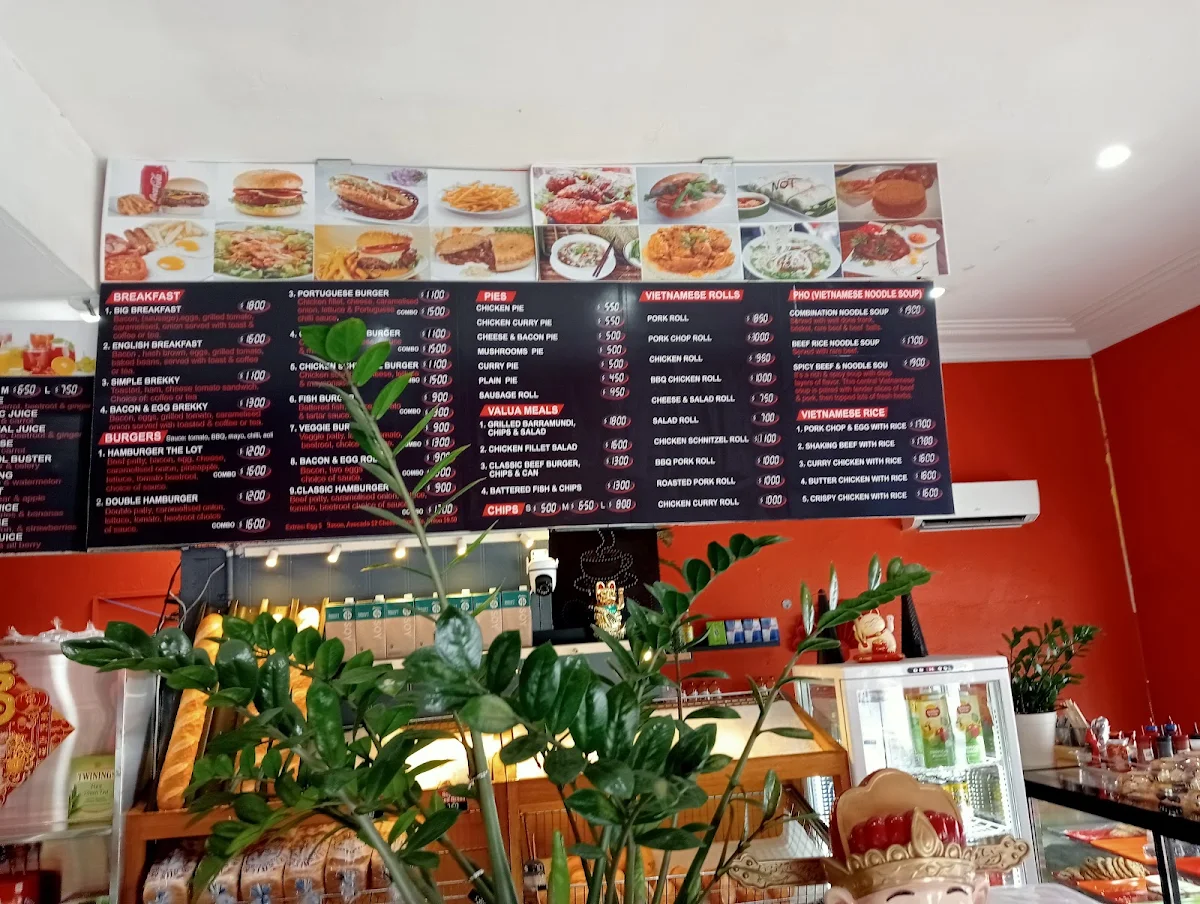 Menu, Ho's Bakery And Cafe
