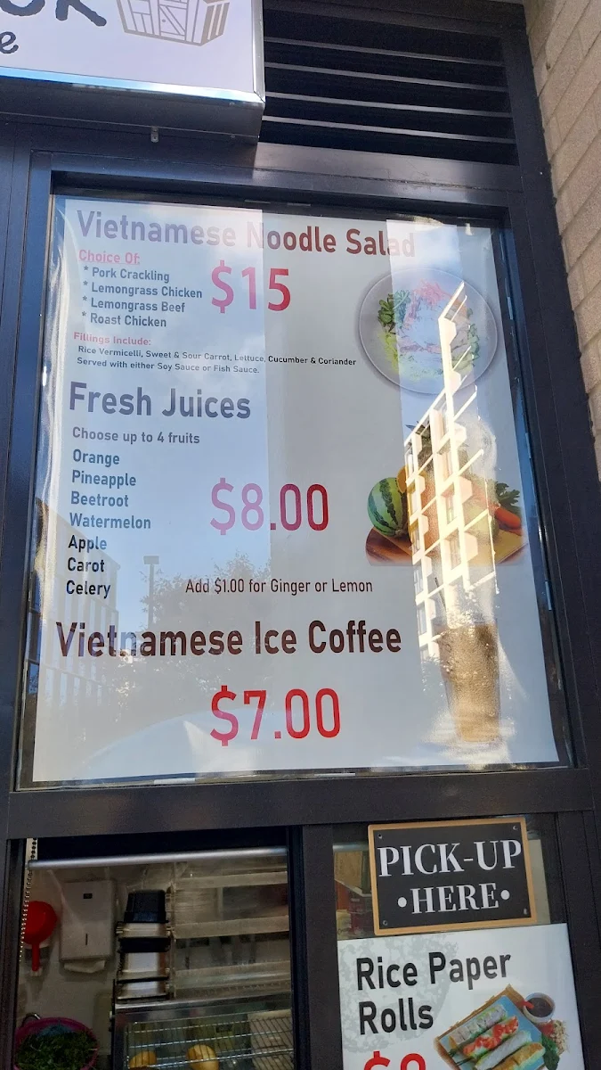 Menu, Banhmi Shack