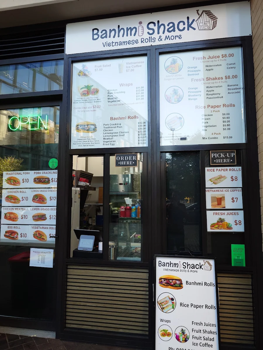 Menu, Banhmi Shack