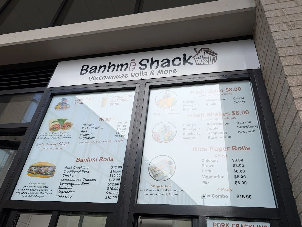 Menu, Banhmi Shack