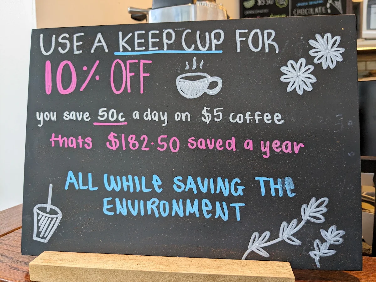 Menu, The Paper Cup Hawthorne