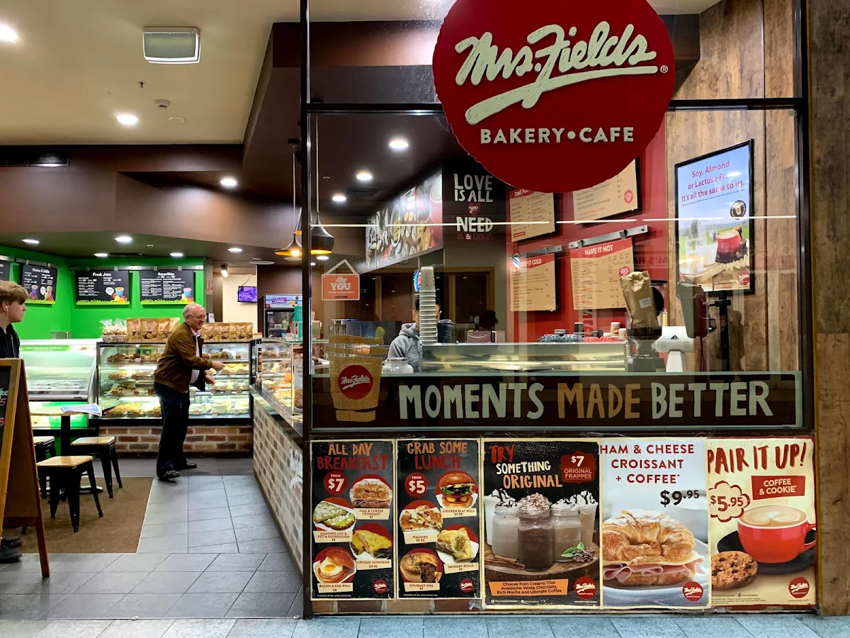 Menu, Mrs. Fields Chatswood Interchange