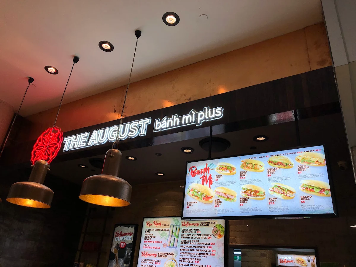 Menu, The August Banh Mi Plus