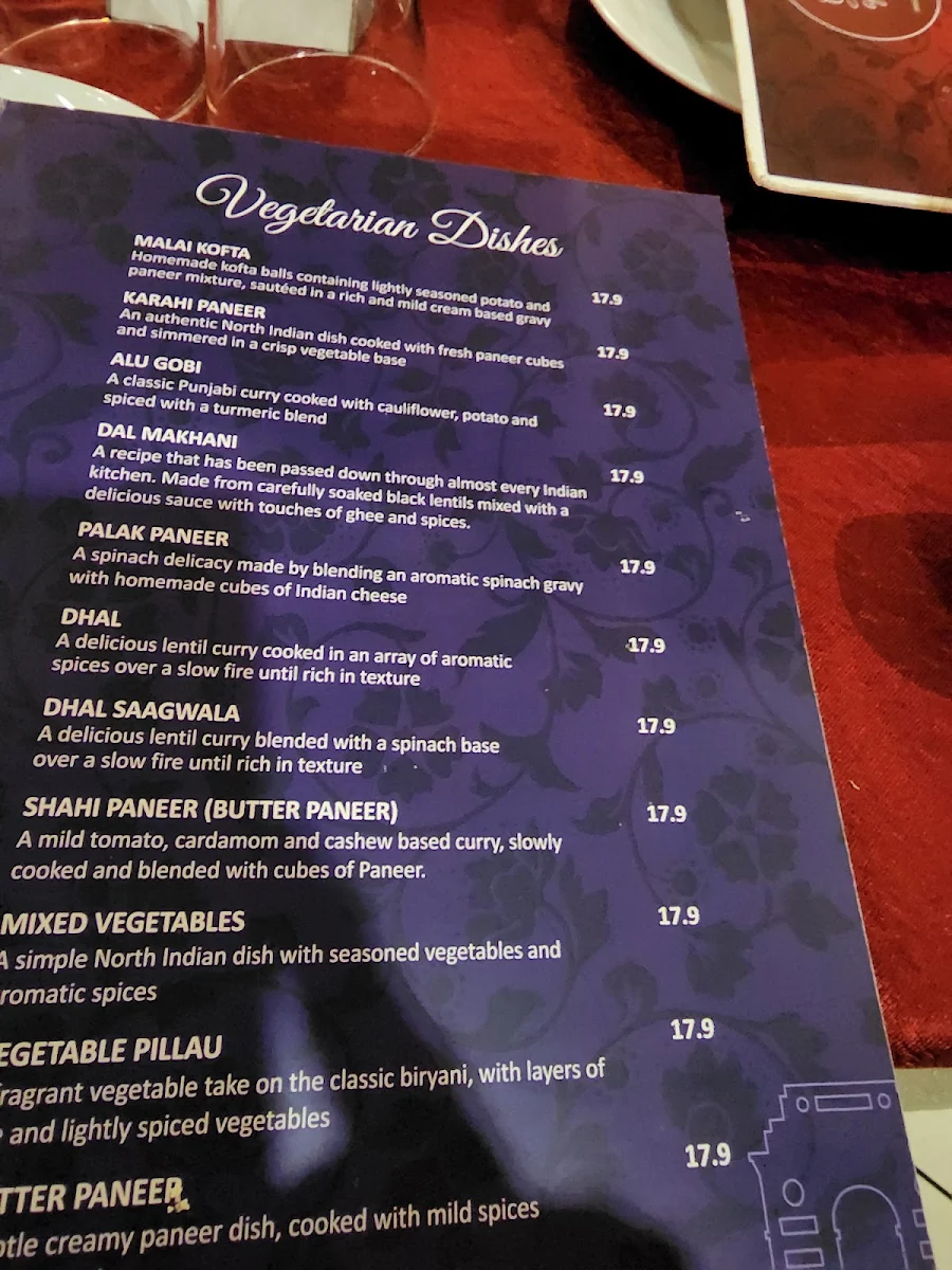 Menu, Gateway Of India