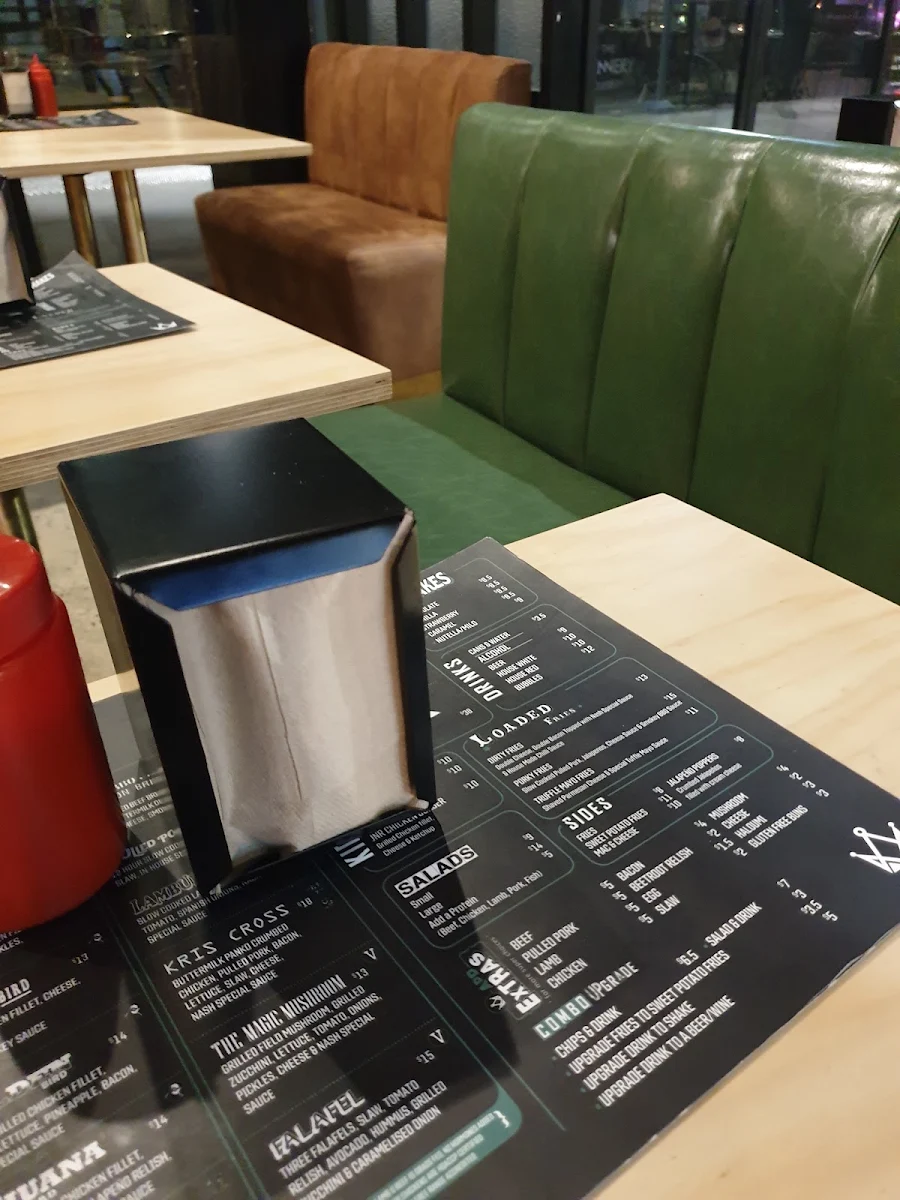 Menu, Nash - Big Brother Burgers