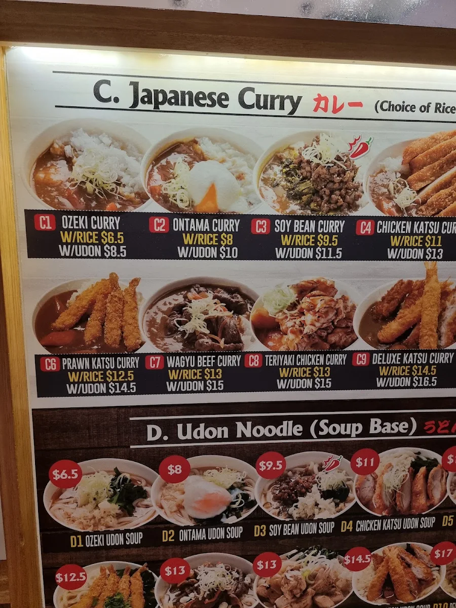 Menu, Hawkers Lane Food Chatswood