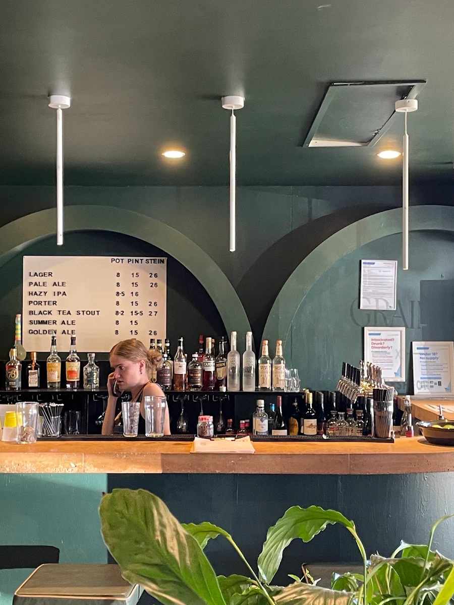 Menu, GRAIN x Daylesford Brewing co