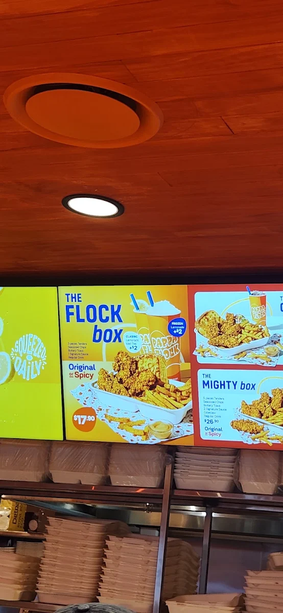 Menu, Pappa Flock - Surfers Paradise