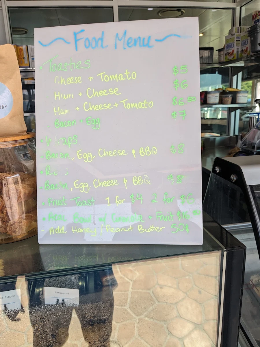 Menu, Pelicano Espresso