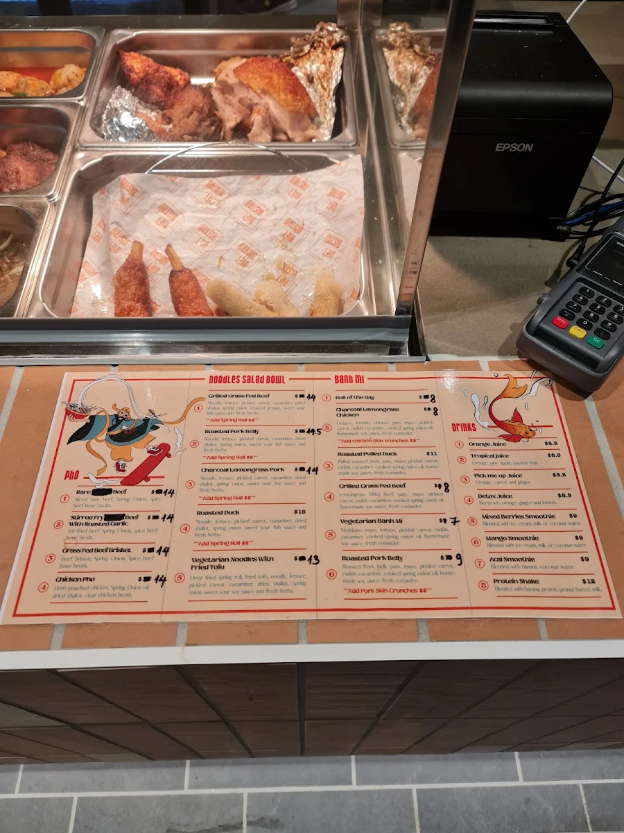 Menu, Viet Bistro
