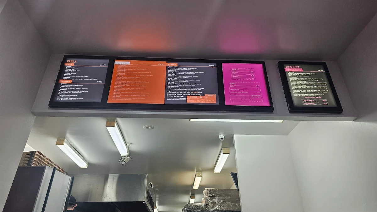 Menu, Boonah Pizza