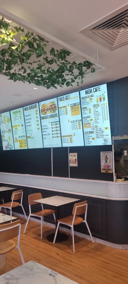 Menu, Nash & Smashed