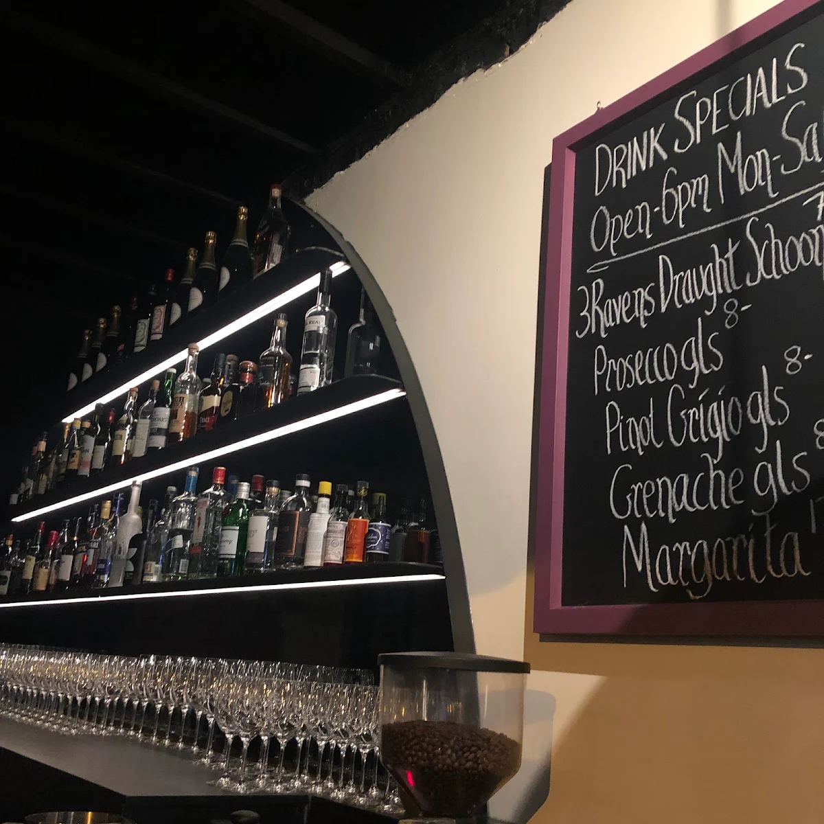 Menu, Lane's Edge Wine Bar