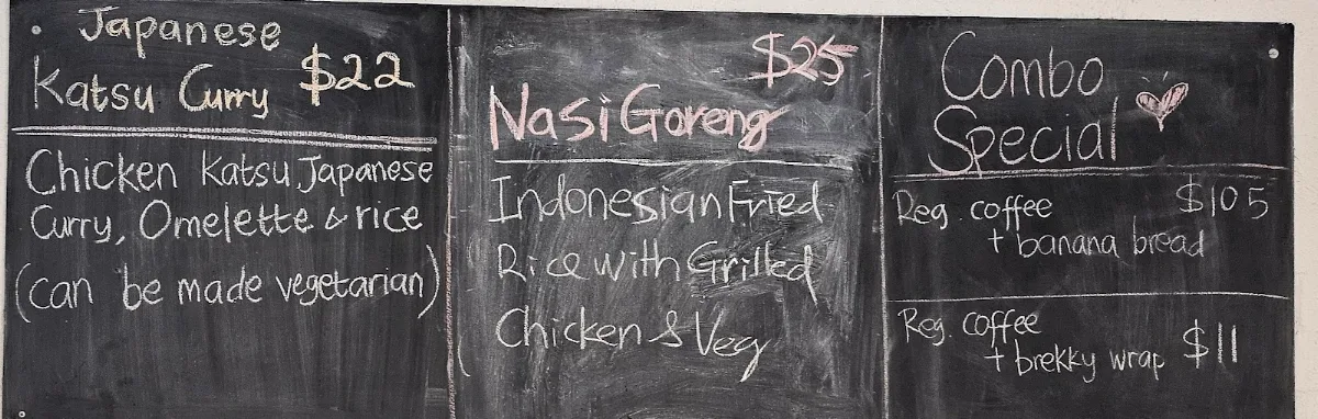 Menu, High St Society