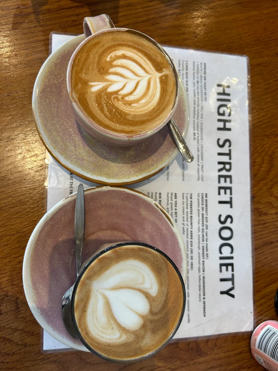 Menu, High St Society