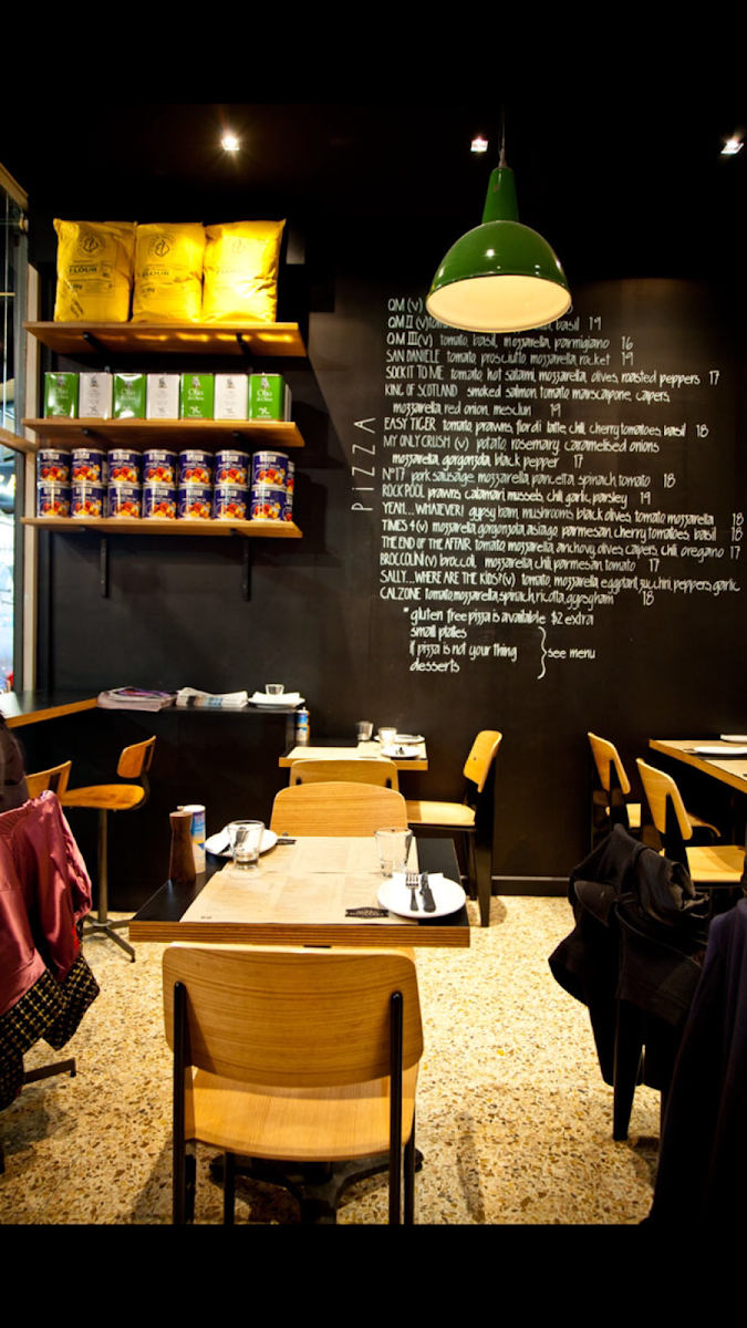 Menu, Queen Margaret Pizza