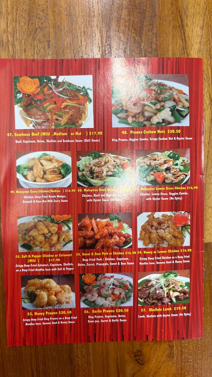 Menu, GoodAsian Morayfield