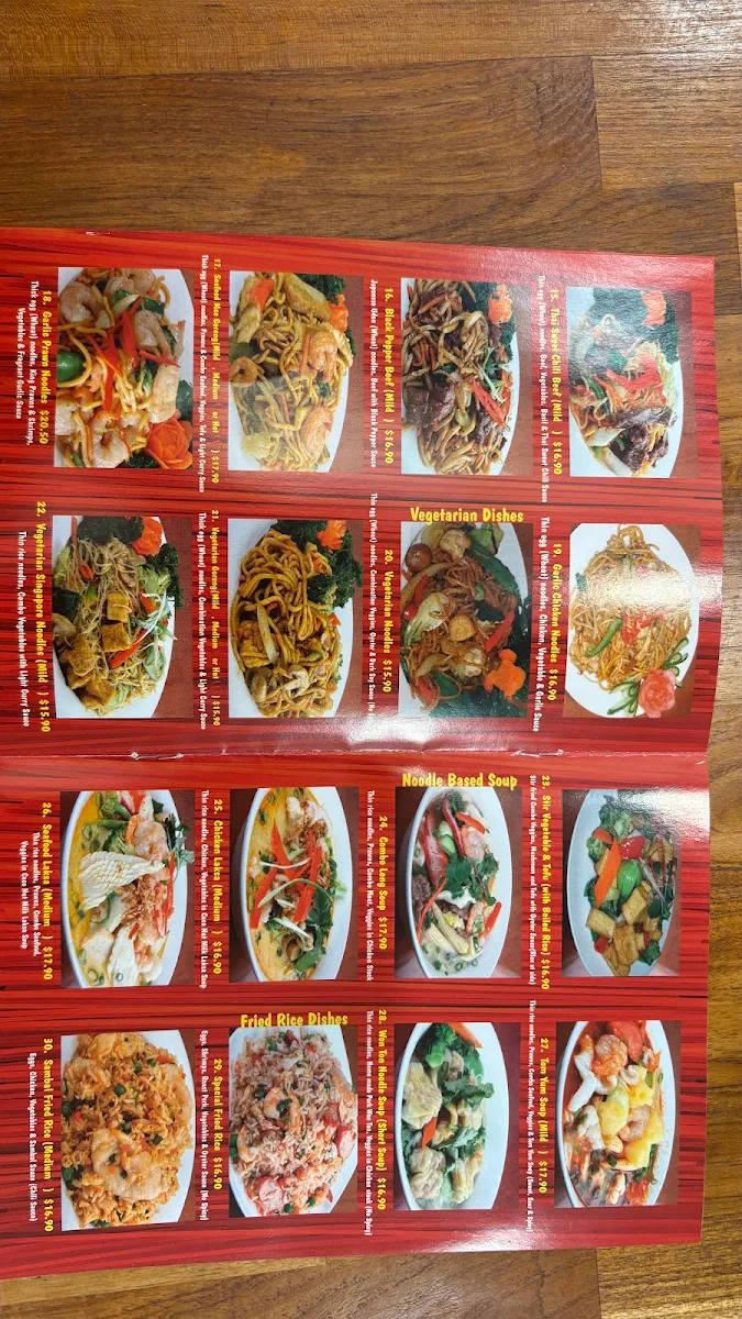 Menu, GoodAsian Morayfield