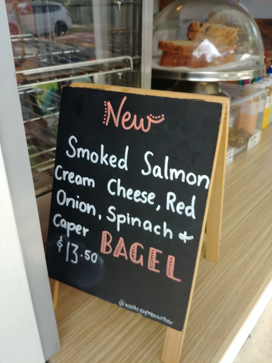 Menu, Walts Coffee
