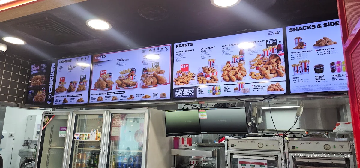 Menu, KFC Engadine