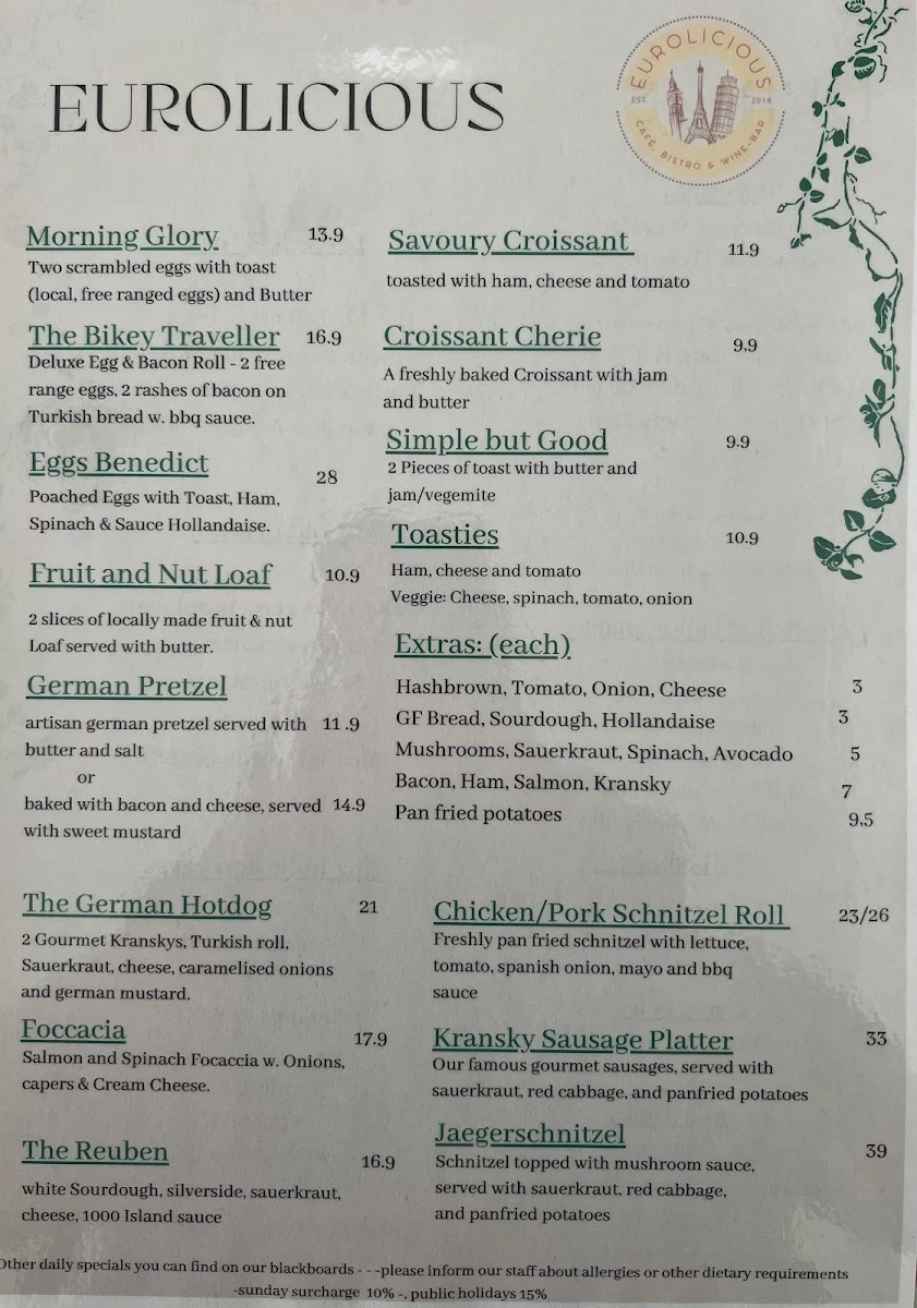 Menu photo 1