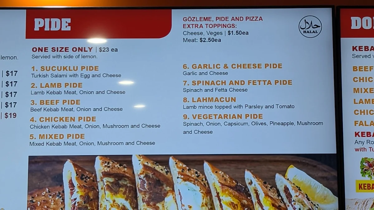Menu, Brother’s Kebab House Riverstone