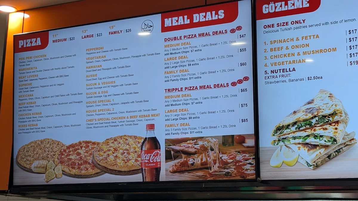 Menu, Brother’s Kebab House Riverstone