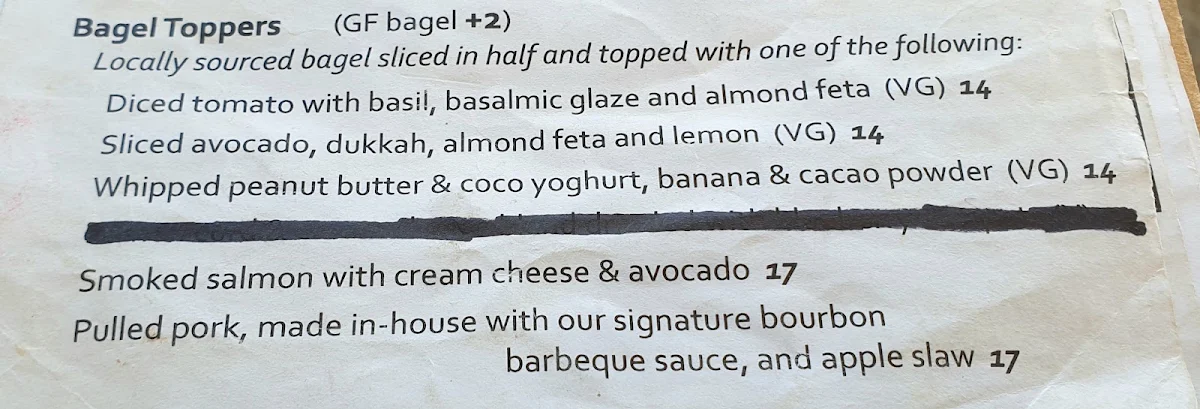 Menu, First Fruits Coffee