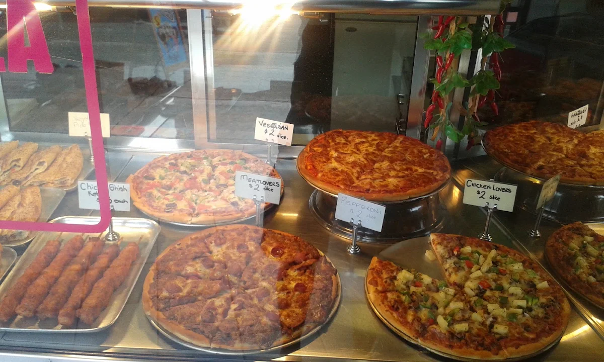 Menu, The Pizza Stop